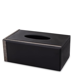 Pudełko na chusteczki chustecznik szklany glamour 10,5x25,5x14,5 169290