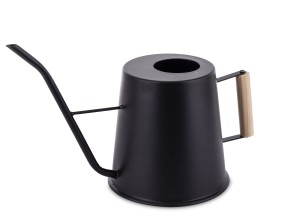 Konewka dzban dekoracyjna metalowa czarna 21,5x33x16,5 158117
