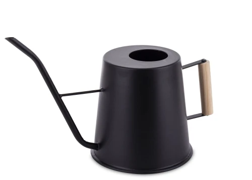 Konewka dzban dekoracyjna metalowa czarna 21,5x33x16,5 158117