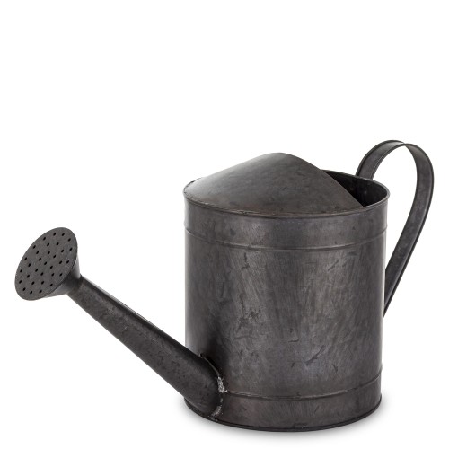 Konewka dzban dekoracyjna metalowa srebrna 22x42x17,5 164799