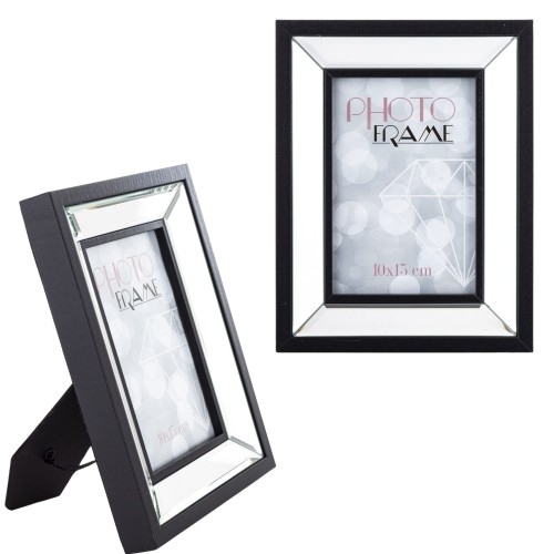Ramka na zdjęcie zdjęcia czarna glamour 22x17x3-13 169418