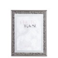 Ramka na zdjęcie zdjęcia srebrno-czarna glamour 23,5x18,5x2-12 169007