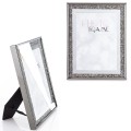 Ramka na zdjęcie zdjęcia srebrno-czarna glamour 23,5x18,5x2-12 169007