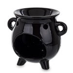 Kominek zapachowy ceramika czarny kociołek 9,5x11x8,5 154710