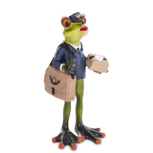Figurka dekoracyjna żaba żabka listonosz 16,5x8x7 159188