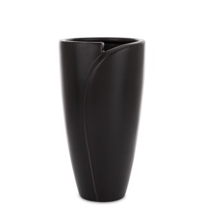  Wazon dekoracyjny ceramiczny czarny 24,5x13x13 166765