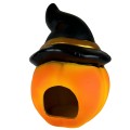 Dynia figurka ceramiczna ozdoba lampion do ogrodu duża 38,5x26