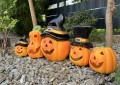 Dynia figurka ceramiczna ozdoba lampion do ogrodu duża 38,5x26