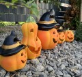 Dynia figurka ceramiczna ozdoba lampion do ogrodu duża 38,5x26