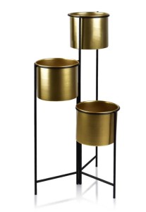 Kwietnik doniczka metalowa na stojaku wys. 80cm HTOP5542