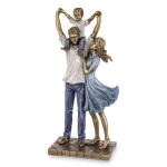 Figurka dekoracyjna rodzina kolekcja family złota 29x13x8 157189