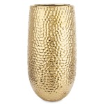 Wazon dekoracyjny ceramiczny złoty 31x15x15 168063