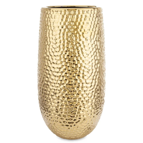 Wazon dekoracyjny ceramiczny złoty 31x15x15 168063