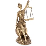 Figurka dekoracyjna temida bogini sprawiedliwości 34x16x16 168592