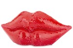 Figurka dekoracja usta czerwone 14x33x10 168594