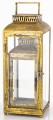 Latarnia lampion metalowy świecznik vintage złoty kpl. 2 szt 56/41,5cm 175578