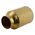 Wazon osłonka kanka na na stół metalowa wysoka 26,5x17,5cm  HIWJ2553-SR