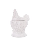 Figurka wielkanocna pojemnik ceramiczny kura 19x11x13 177077