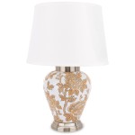 Lampa ceramiczna lampka nocna stołowa 58x37x37 166476