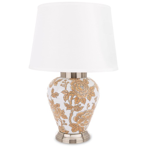 Lampa ceramiczna lampka nocna stołowa 58x37x37 166476