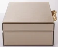 Szkatułka kasetka na biżuterię szklana glamour 8x24x18,5 169331