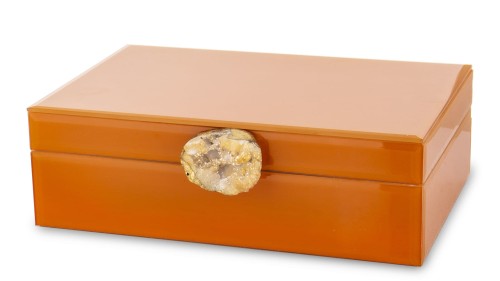 Szkatułka kasetka na biżuterię szklana glamour 8x24,5x18,5 179055