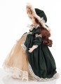 Figurka lalka kolekcjonerska figurka porcelanowa 44x28x33 177057