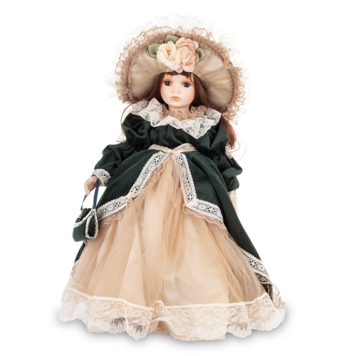 Figurka lalka kolekcjonerska figurka porcelanowa 44x28x33 177057