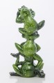 Figurka dekoracyjna żaba żabka wieża z żabek 8x5.5x14.8 71278