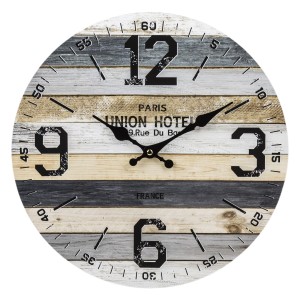 Zegar ścienny do zawieszenia z kolekcji retro  34x34x3 124256