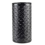 Parasolnik stojący pojemnik na parasole czarny CEDRIC BLACK 45x24