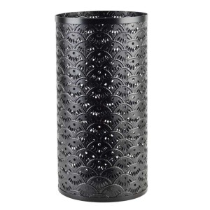 Parasolnik stojący pojemnik na parasole czarny CEDRIC BLACK 45x24