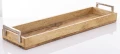 Taca dekoracyjna drewniana drzewo mango 8x60,5x18 172279