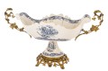 Patera dekoracyjna stylowa duża ceramiczna  28x51x20,5 182449