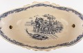 Patera dekoracyjna stylowa duża ceramiczna  28x51x20,5 182449