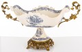 Patera dekoracyjna stylowa duża ceramiczna  28x51x20,5 182449