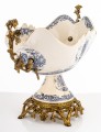 Patera dekoracyjna stylowa duża ceramiczna  28x51x20,5 182449
