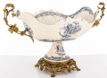 Patera dekoracyjna stylowa duża ceramiczna  28x51x20,5 182449