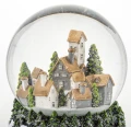 Szklana kula z pozytywką świąteczna 15x11x11 139780