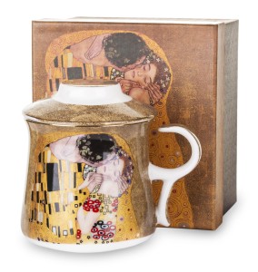 Kubek z zaparzaczem Gustav Klimt The Kiss 11,5x12x9 85380