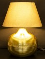 Lampa metalowa lampka nocna stołowa złota 52x40,5x40,5 180097