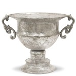 Donica osłonka doniczka wazon metalowy szary 21x27,5x22,5 109146