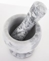 Moździerz marmurowy biały szary elegancja i funkcjonalność tłuczek 170133