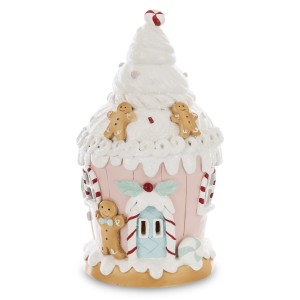Domek dekoracyjny Świąteczny Led 20,5x12x12 159506
