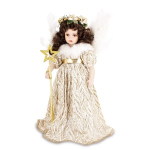 Figurka lalka kolekcjonerska figurka porcelanowa 50x29x26 181980