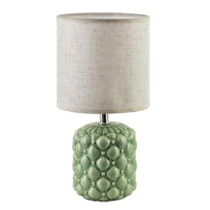 Lampa ceramiczna lampka nocna stołowa LETI 28,5x14cm HTLA2292-SR
