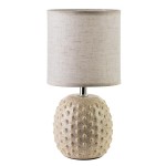 Lampa ceramiczna lampka nocna stołowa LETI 28,5x14cm HTLA2322-SR