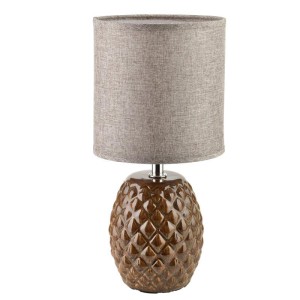 Lampa ceramiczna lampka nocna stołowa LETI 28,5x14cm HTLA2438-SR