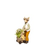 Figurka dekoracyjna wielkanocna królik 13,5x12x7 175086