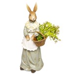 Figurka dekoracyjna wielkanocna królik 31x12x11 175083
